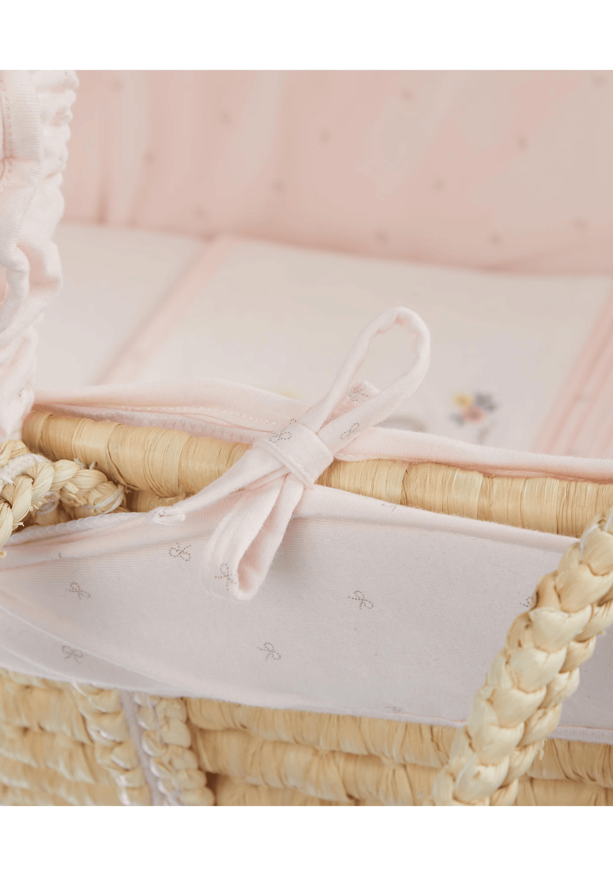 Spring Flower Moses Basket Bed | FreeSize