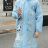 Kids Cartoon Graphic Hooded Raincoat Blue - Size M Brand new 